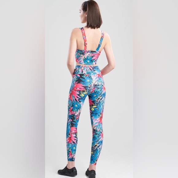 JOSIE NATORI - Solstice - Trellis Wave Track Leggings. XL.   NWT - Picture 2 of 10